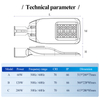 Poste de luz LED 100W 150W 200W fundido