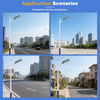 Personnalis&eacute; tout en un lampadaire LED ext&eacute;rieur &eacute;tanche IP65 int&eacute;gr&eacute; lampadaire LED pour la maison et l'&eacute;clairage de route