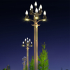 LaiHong คุณภาพสูงควบคุมราคาต่ำอลูมิเนียม IP65 กลางแจ้งกันน้ำ LED สีเหลือง Magnolia โคมไฟ Ce Street Light เสา