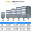 Personnalis&eacute; tout en un lampadaire LED ext&eacute;rieur &eacute;tanche IP65 int&eacute;gr&eacute; lampadaire LED pour la maison et l'&eacute;clairage de route