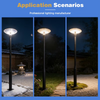 Dekorative Vintage-Solar-LED-Gartenleuchte, IP65, wasserdicht, mit Batterie f&uuml;r Pergola, Balkon, Pavillon, Au&szlig;en-Ambientebeleuchtung