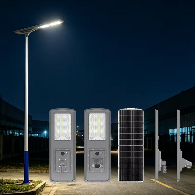 65W 90W 120W Luzes de rua solares LED com classifica&ccedil;&atilde;o IP66 com pain&eacute;is solares de sil&iacute;cio monocristalino para ilumina&ccedil;&atilde;o rodovi&aacute;ria em &aacute;reas residenciais