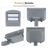 Personnalis&eacute; tout en un lampadaire LED ext&eacute;rieur &eacute;tanche IP65 int&eacute;gr&eacute; lampadaire LED pour la maison et l'&eacute;clairage de route