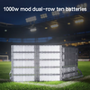 Projecteur haute Performance &agrave; double rang&eacute;e 1000W, &eacute;tanche IP66, en aluminium moul&eacute; sous pression, dur&eacute;e de vie de 50000 heures, variable pour sec, humide et humide