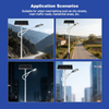 Luz de calle solar con sensor de movimiento inteligente 50W 100W 200W para iluminaci&oacute;n de seguridad de jard&iacute;n de entrada