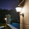 Aplique de pared LED Solar IP65 impermeable, aplique de pared moderno para exteriores/interiores para jard&iacute;n, patio, porche y pasillo