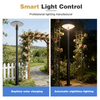 Dekorative Vintage-Solar-LED-Gartenleuchte, IP65, wasserdicht, mit Batterie f&uuml;r Pergola, Balkon, Pavillon, Au&szlig;en-Ambientebeleuchtung