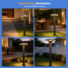 Lumi&egrave;re de pelouse &agrave; &eacute;nergie solaire, Design d&eacute;coratif, lueur douce, pour jardin d'enfants, parc &agrave; th&egrave;me, aire de jeux