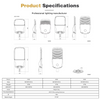 IP66 กันน้ำ Street Security ไฟ LED ประหยัดพลังงาน 100W 200W 300W อลูมิเนียมไฟถนน LED สำหรับการใช้งานบนถนน