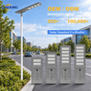 All in One Solar Street Light 65W 90W 120W IP65 กันน้ำแบบบูรณาการ Solar LED โคมไฟถนนกลางแจ้งโรงงานโดยตรงรับประกัน 5 ปี