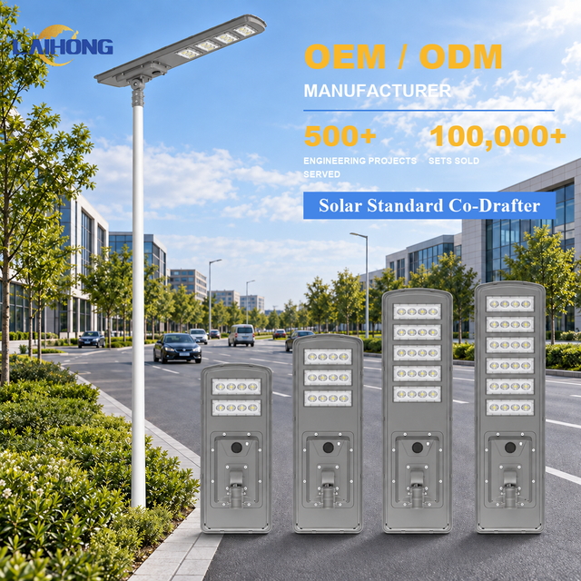 Farola solar todo en uno 65W 90W 120W IP65 L&aacute;mpara de carretera LED solar integrada resistente al agua Garant&iacute;a directa de f&aacute;brica al aire libre de 5 a&ntilde;os