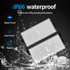 ไฟ LED กลางแจ้งแบบลูเมนสูงเสาสูงแบบโมดูลาร์ IP66 โคมไฟสนามกันน้ำฟลัดไลท์ 680W ไฟน้ำท่วมอลูมิเนียมหล่อ