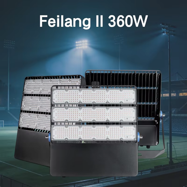 التخصيص متاح عالي الطاقة LED ملعب كشاف ضوء 360 واط الألومنيوم المصبوب مقاوم للماء للأماكن الرياضية المهنية