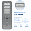 All in One Solar Street Light 65W 90W 120W IP65 กันน้ำแบบบูรณาการ Solar LED โคมไฟถนนกลางแจ้งโรงงานโดยตรงรับประกัน 5 ปี